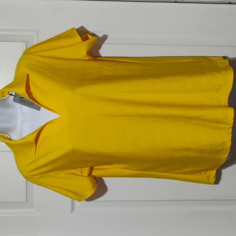 Slazenger yellow polo style top